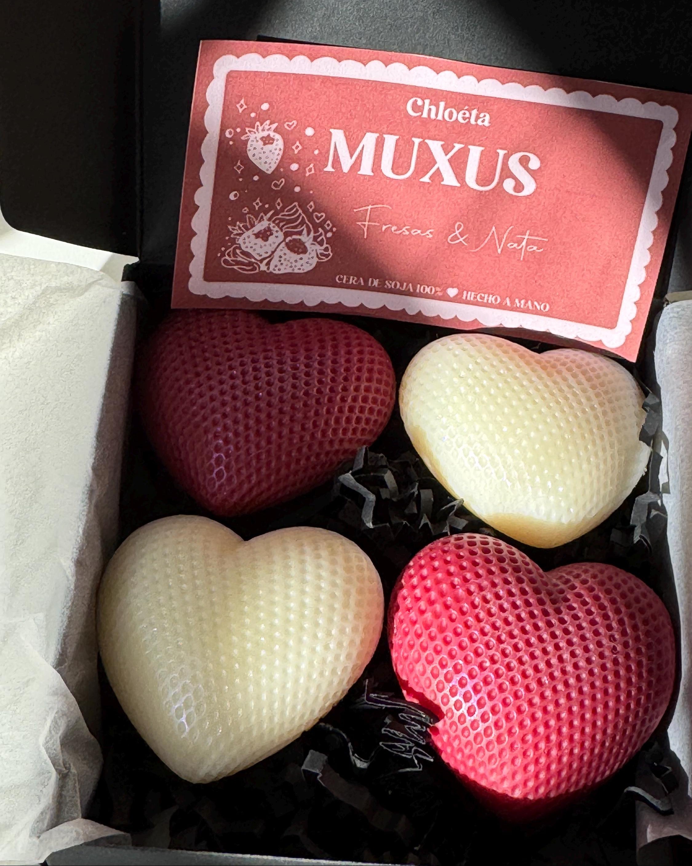 Wax Melts Fresas con Nata, Colección MUXUS
