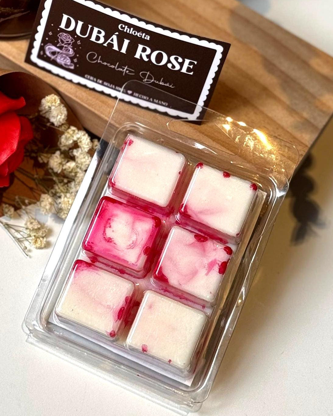 Wax Melts Chocolate Dubái Colección Dubái Rose