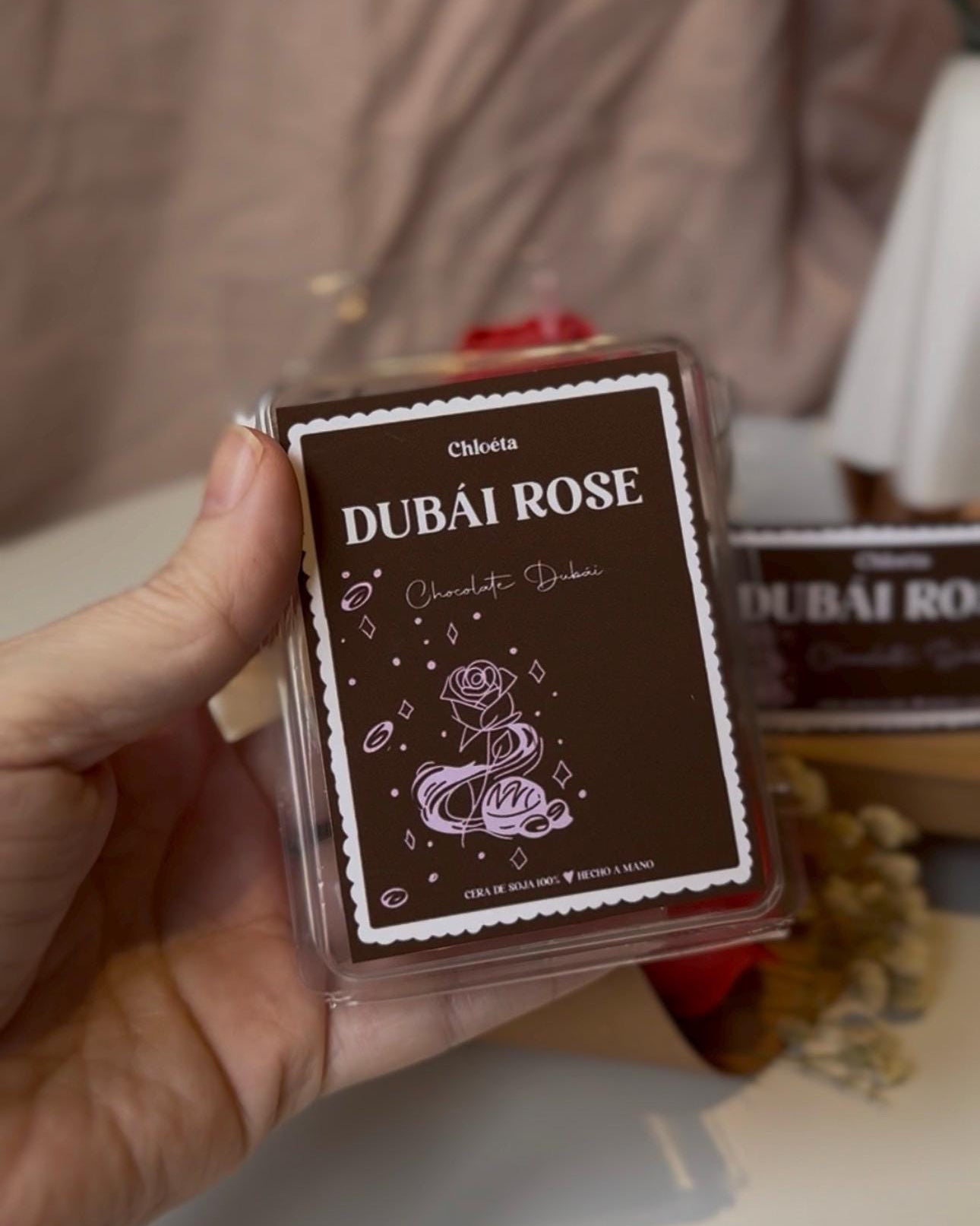 Wax Melts Chocolate Dubái Colección Dubái Rose