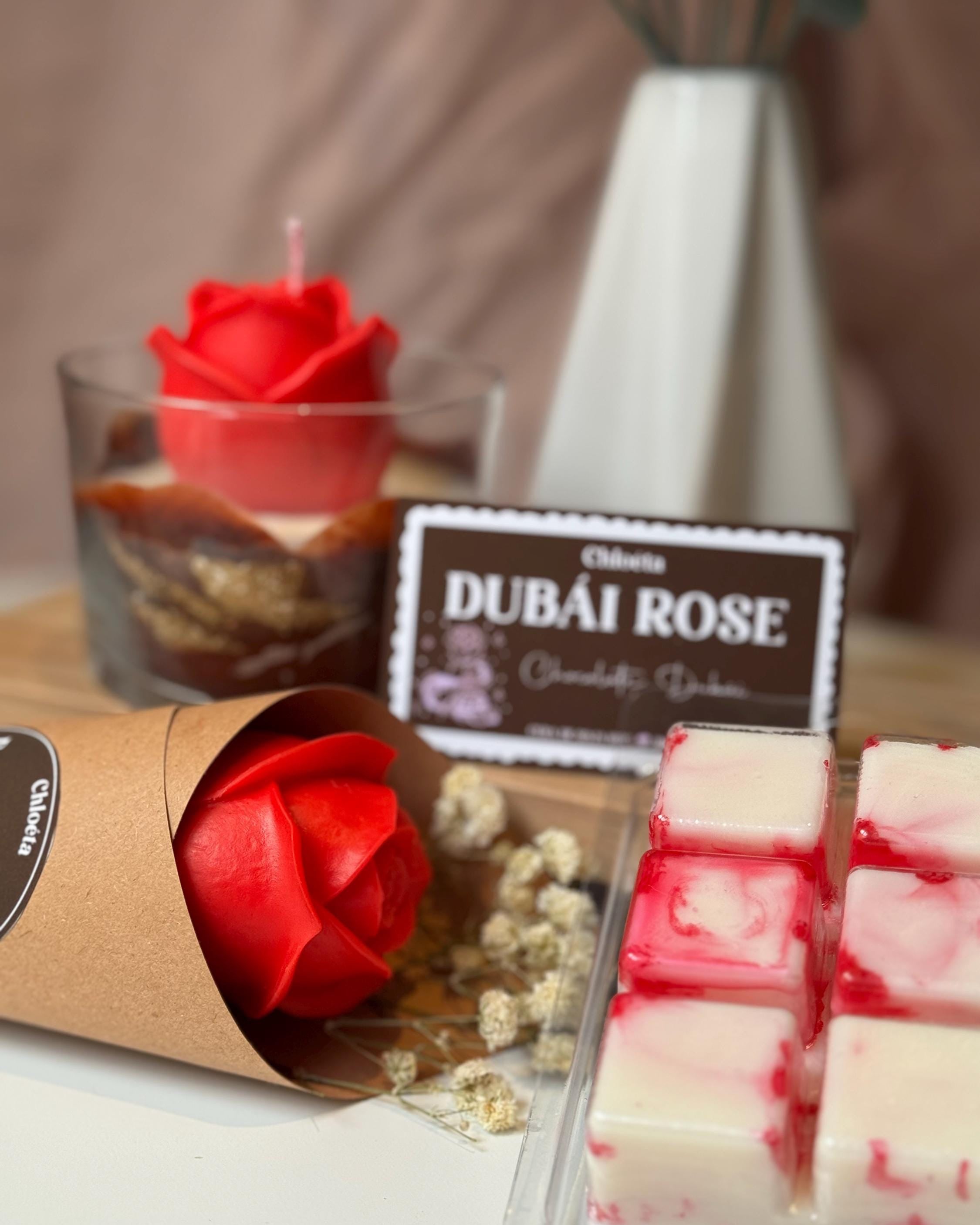 Wax Melts Chocolate Dubái Colección Dubái Rose