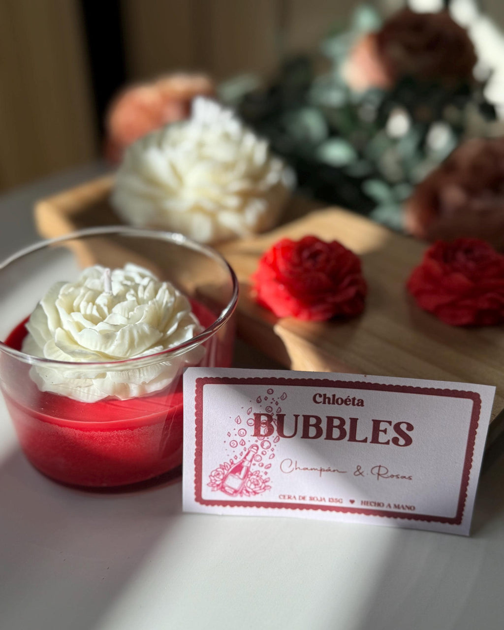 Wax Melts  Champán y Rosas, Colección Bubbles