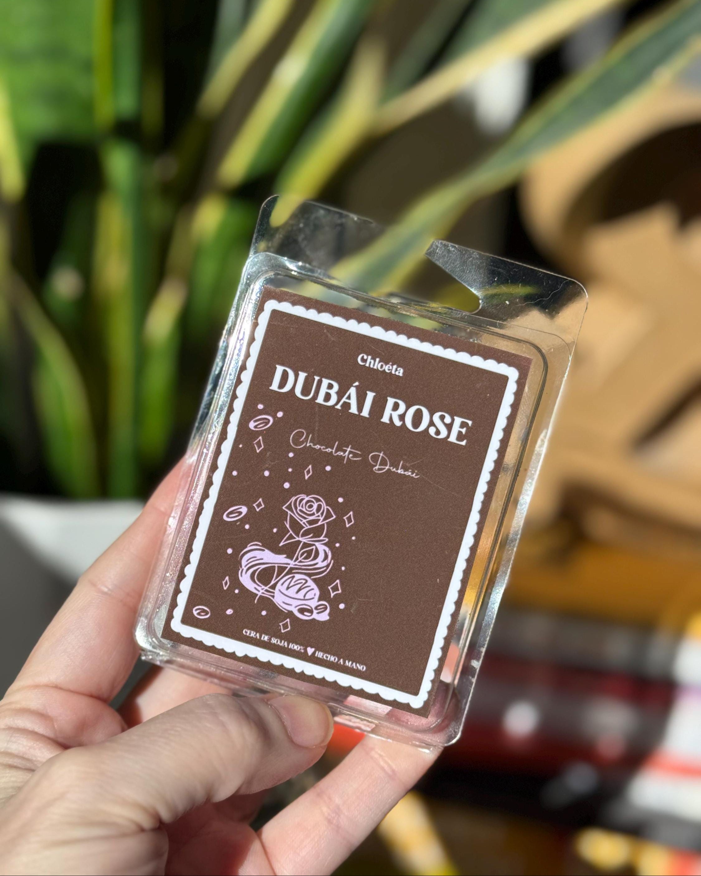 Wax Melts Chocolate Dubái Colección Dubái Rose