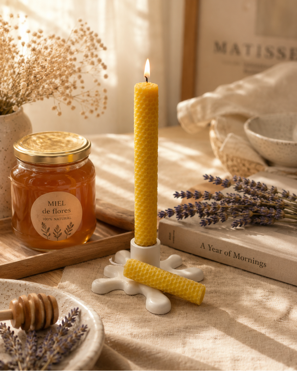 Dúo Velas De Miel