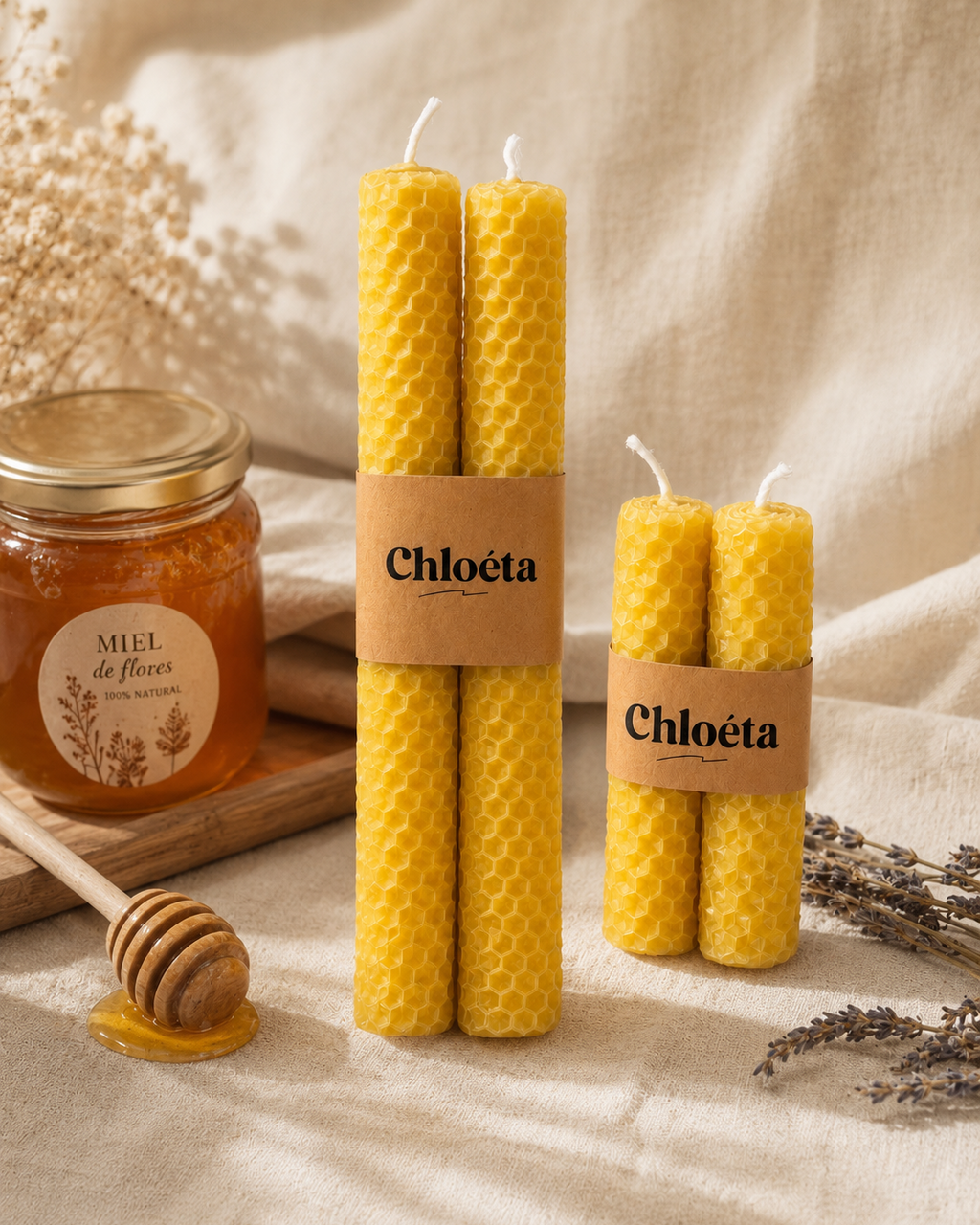 Dúo Velas De Miel